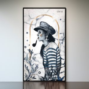 Ilustracion digital "Marine"