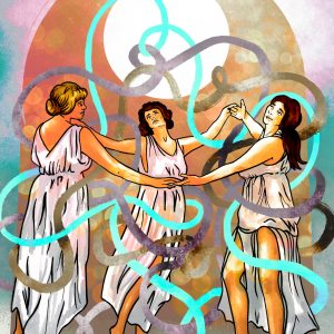 tres mujeres Bailando